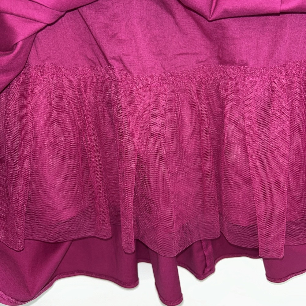 Jack By Bb Dakota Fit And Flair Medium Dress Sleeveless Pink - Picture 6 of 10